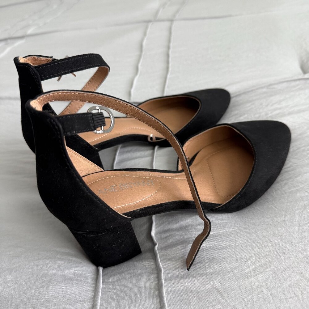 Lane Bryant Black Block Heel